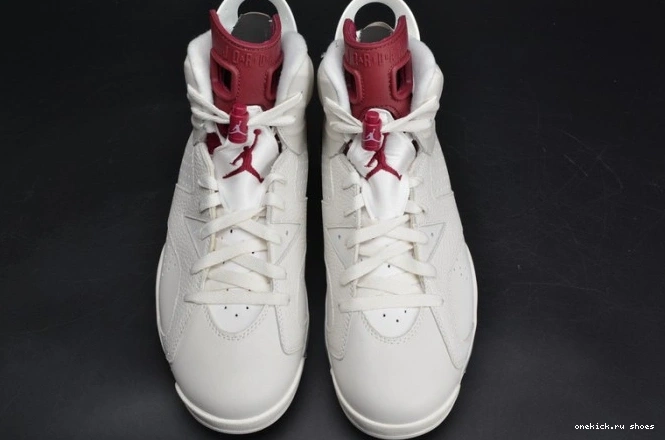 Cheap white Air Retro Jordan 384664-116 Maroon 6 0605